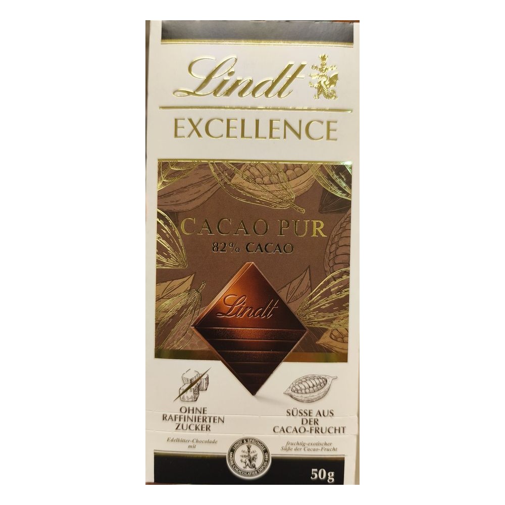 Ciocolata Lindt Excellence 82% Cacao 50gr